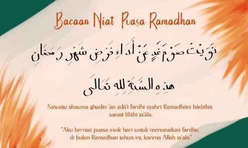 Niat Puasa Ramadhan