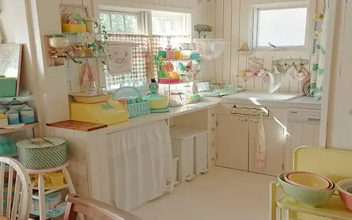 Desain dapur kecil bentuk L