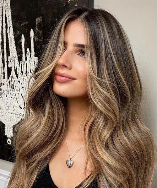 Highlight rambut wanita