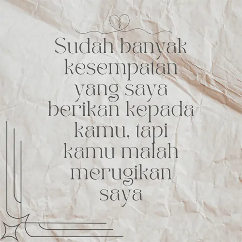kata-kata Kecewa