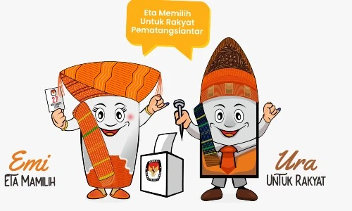 Emi dan Ura, Maskot Pilkada Pematangsiantar yang Hidupkan Budaya dan Demokrasi