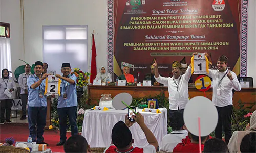 2 Pasangan Calon Bupati Simalungun di Pilkada 2024