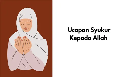 Ucapan Syukur kepada Allah 